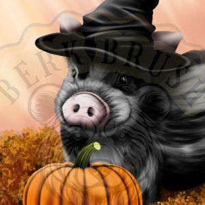 Halloween piglet